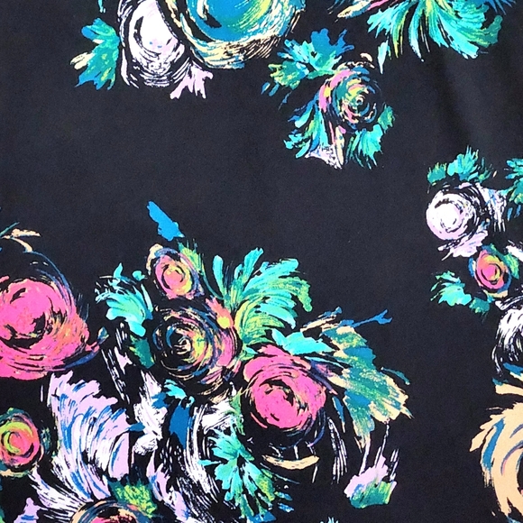 CLARA SUNWOO Floral Signature jumpsuit Size S Colors black pink green turquoise - Picture 12 of 14